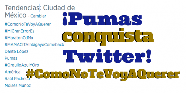 Pumas conquista Twitter